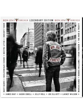 Bon Jovi Forever 2025 Legendary Edition 2 disc LP Vinyl Record Set Songs Lyrics